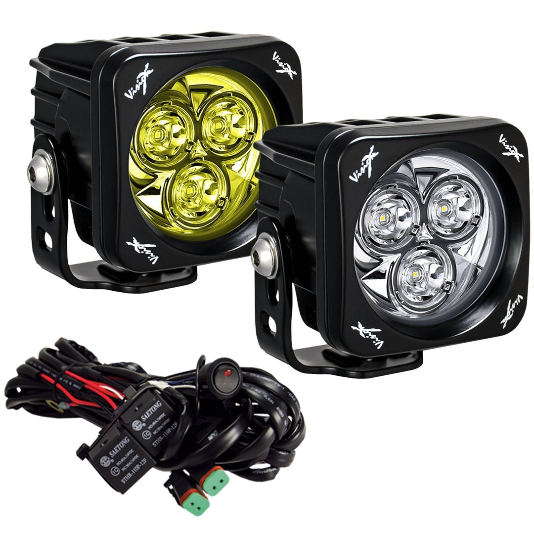 Kit de cañón de luz LED múltiple cuadrado CG2 de 3"