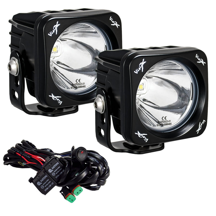 Kit de cañón de luz LED individual cuadrado CG2 de 3"
