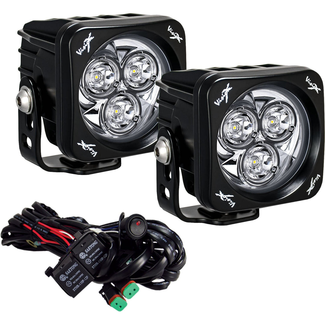 Kit de cañón de luz LED múltiple cuadrado CG2 de 3"