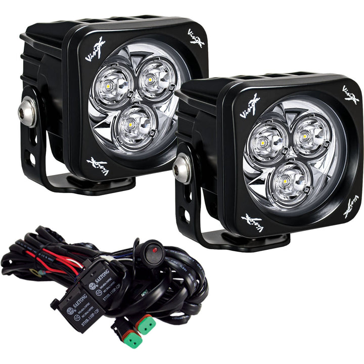 Kit de cañón de luz LED múltiple cuadrado CG2 de 3"