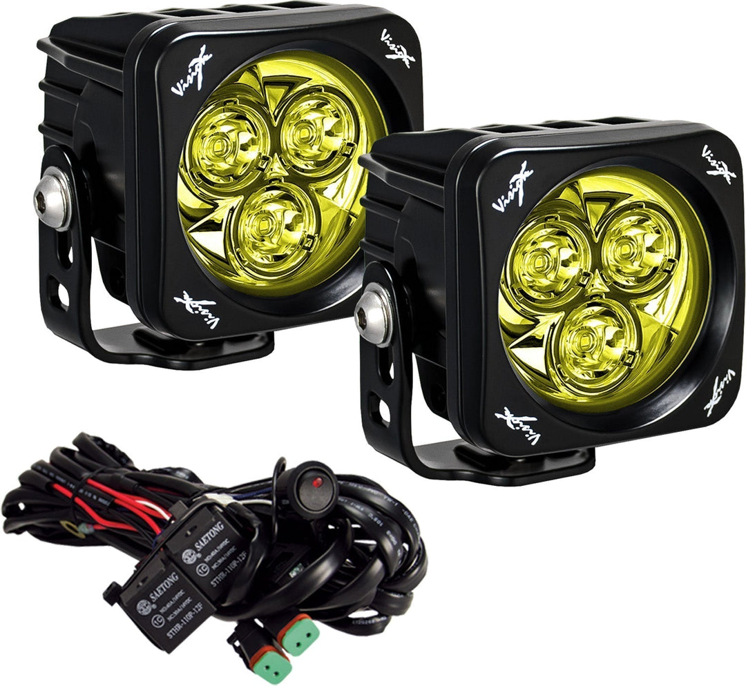 Kit de cañón de luz LED múltiple cuadrado CG2 de 3"