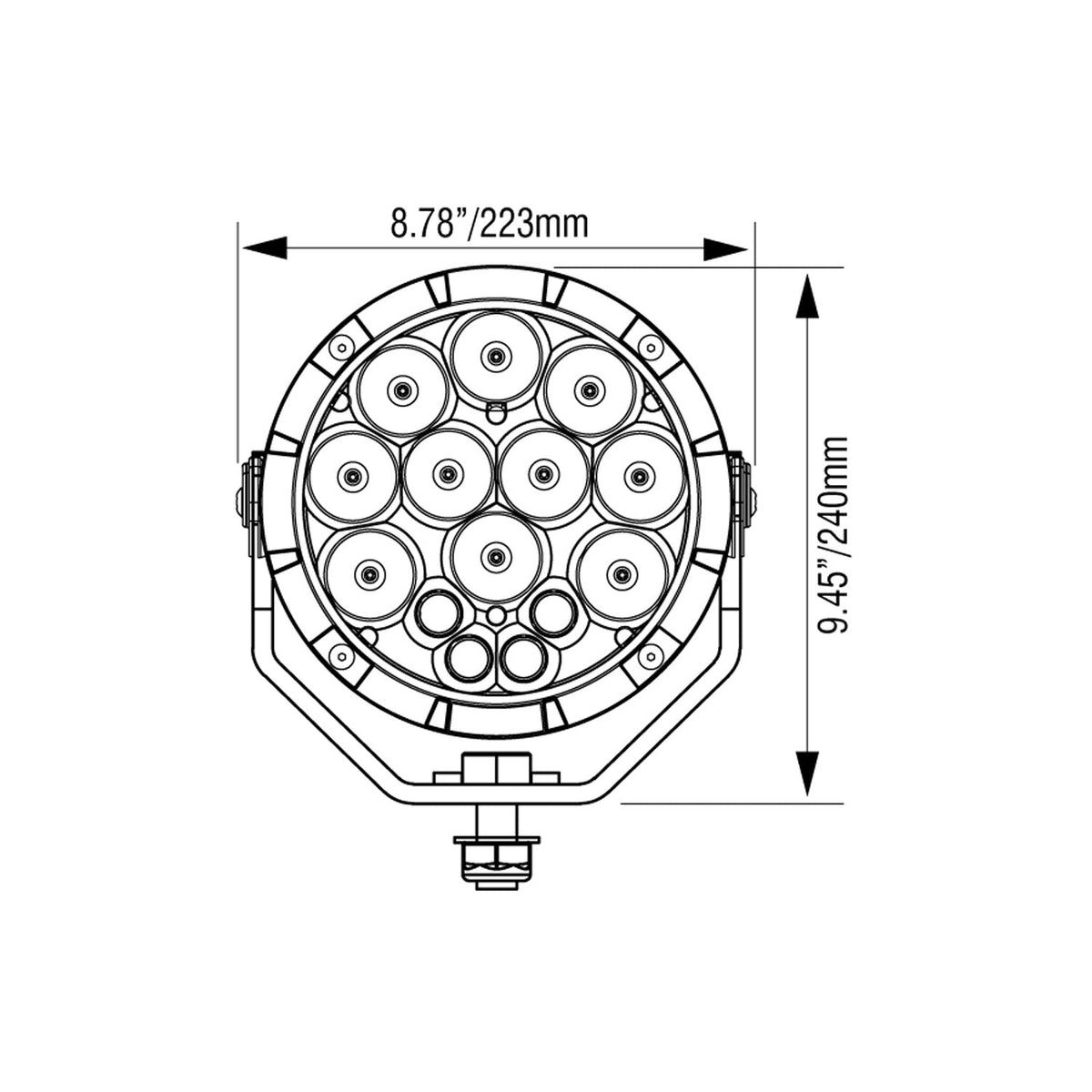 8.7" ADV Light Cannon Kit