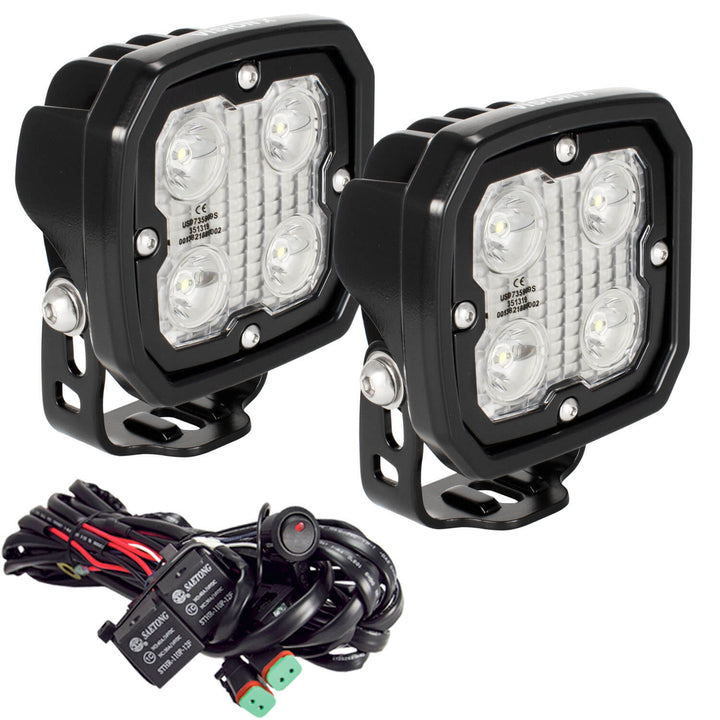 Kit de luz de trabajo LED Duralux 4 con haz de 10º