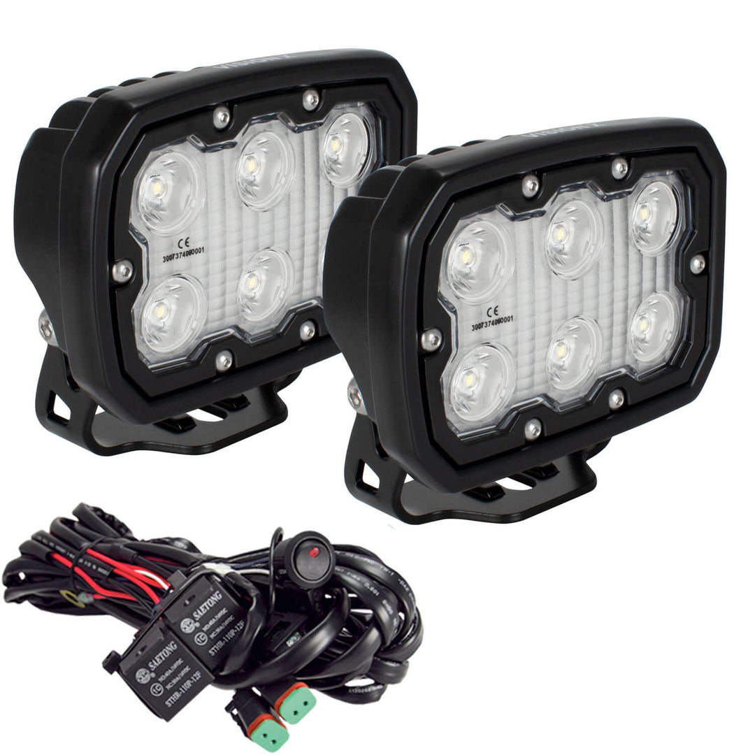 Kit de luz de trabajo Duralux 6 LED con haz de 10º
