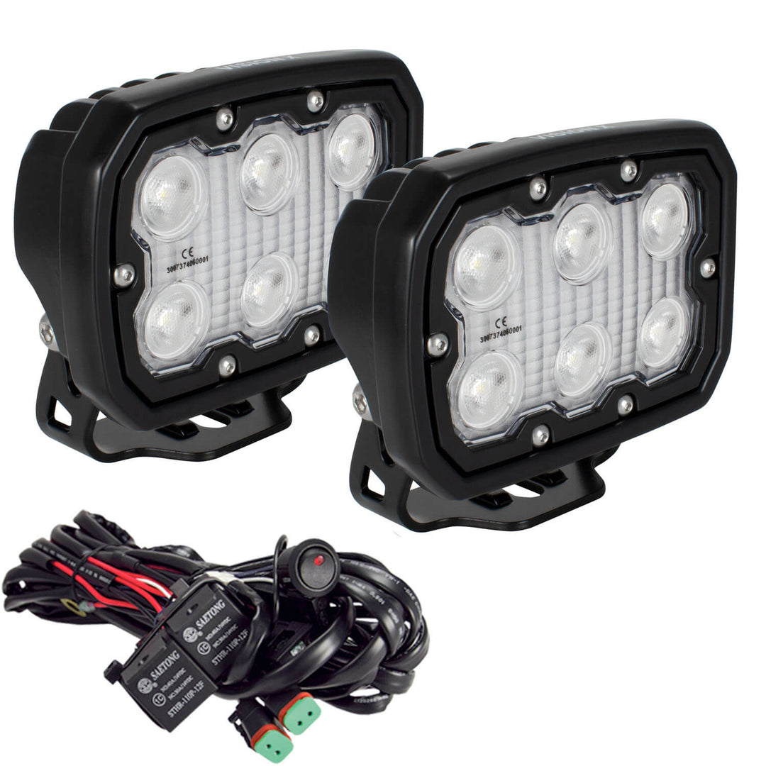 Kit de luz de trabajo Duralux 6 LED con haz de 40º
