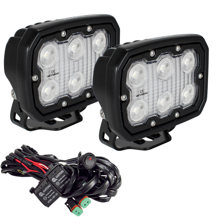 Kit de luz de trabajo Duralux 6 LED con haz de 40º