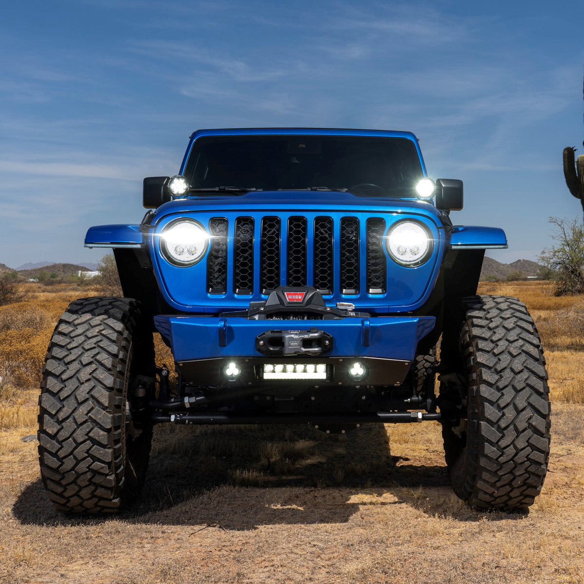 Kit de phares LED Jeep JL 18+ / '20+ Jeep Gladiator VX - Noir Chrome | Halo d'Ambre