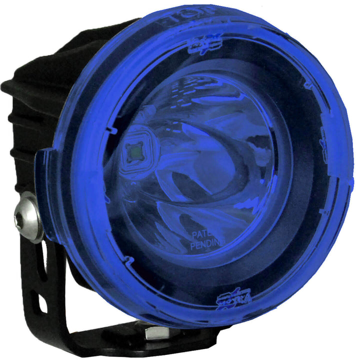 3.7" CG2 Mini Cannon / Optimus Round Blue PCV Cover, Single