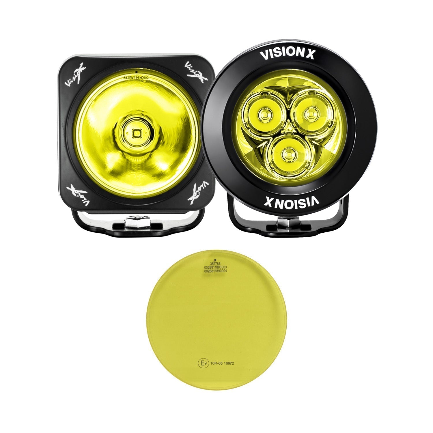 Achetez Vision X - KIT 2 PHARES LED LENTILLES JAUNE LONGUE PORTEE VISION X  CG2 MULTI LED POUR INEOS GRENADIER + FAISCEAU DE RACCORDEMENT AVEC PATE DE  FIXATION ET FRAME AVANT SPECIFIQUE