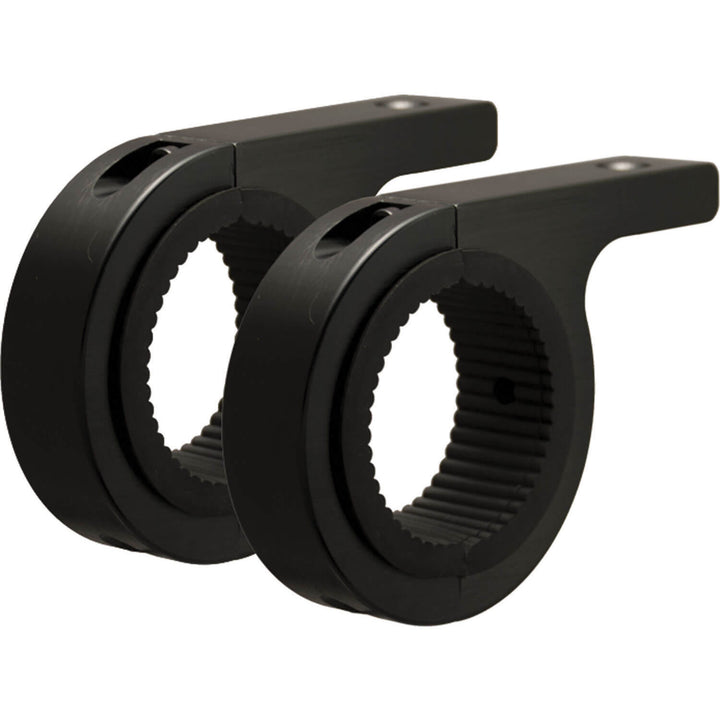 Set van zwarte 2,25" buisframe-montageklem (voor M10 montagebout)  