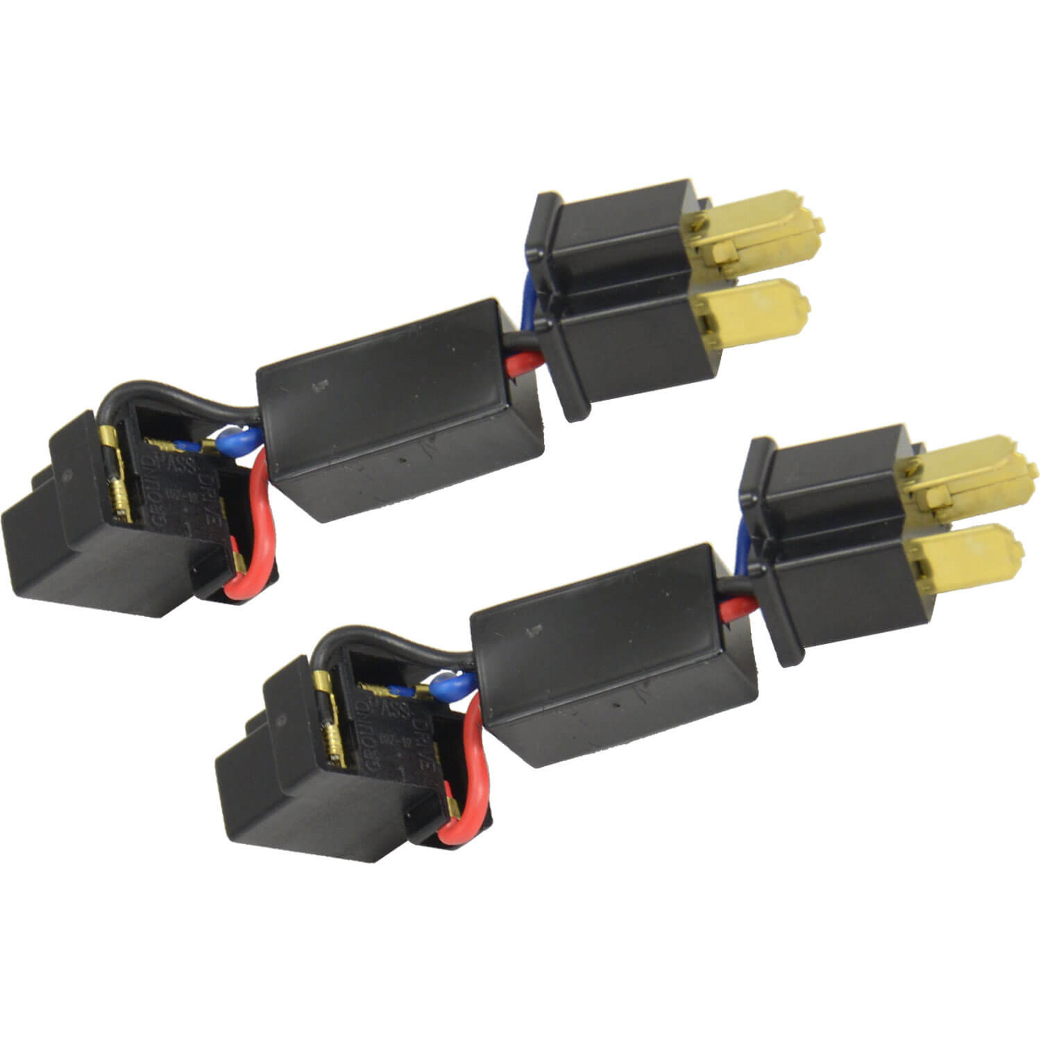 Pair of High Four Adapter With H4 Plugs