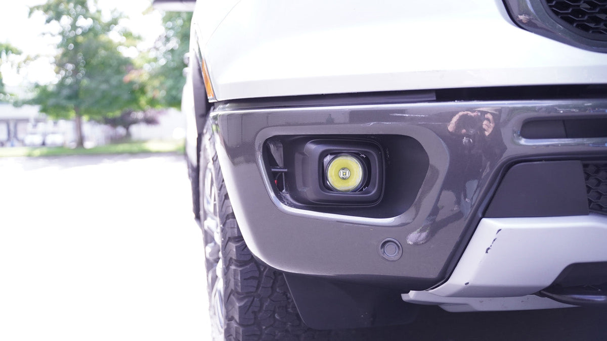 2019+ Ford Ranger LED Fog light Kit With 3.0" CG2 Single-LED Lights