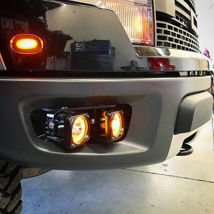 Optimus Square de 3" con haz de 15º y luz LED Halo blanca