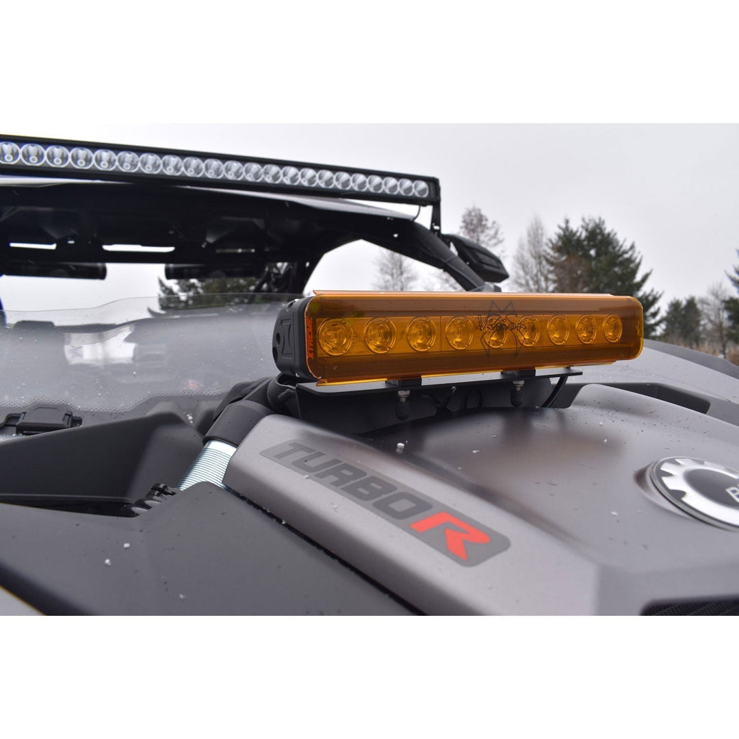 Couvercle de barre lumineuse XPL noir homologué route 21"  