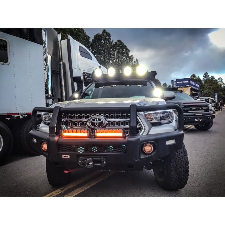 Barre lumineuse LED Shocker Double Action 20" | Elliptique Blanche