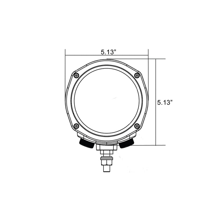 5″ halogenlampa