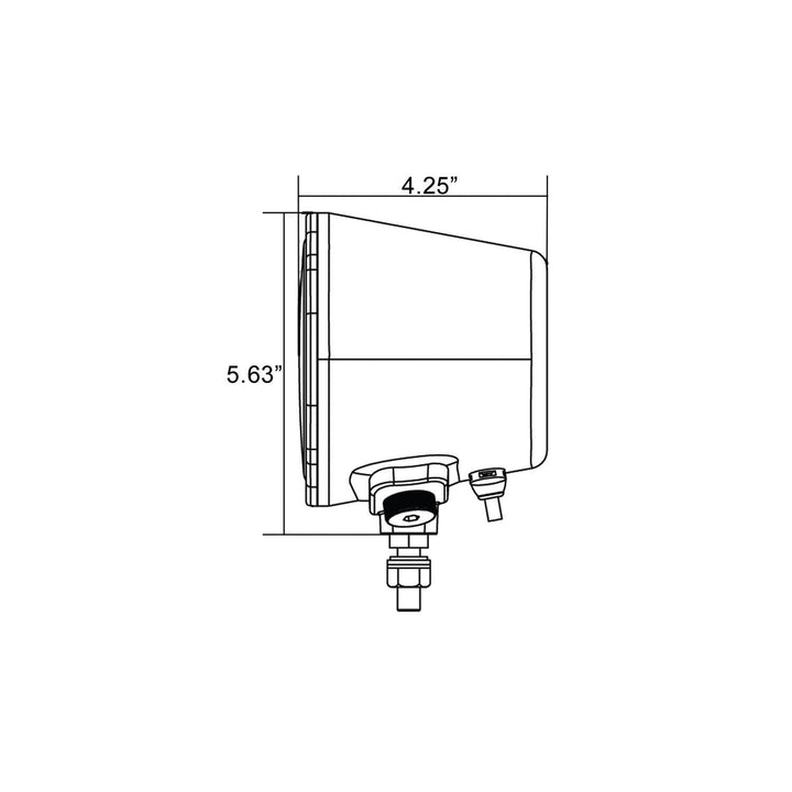 5″ halogenlampa