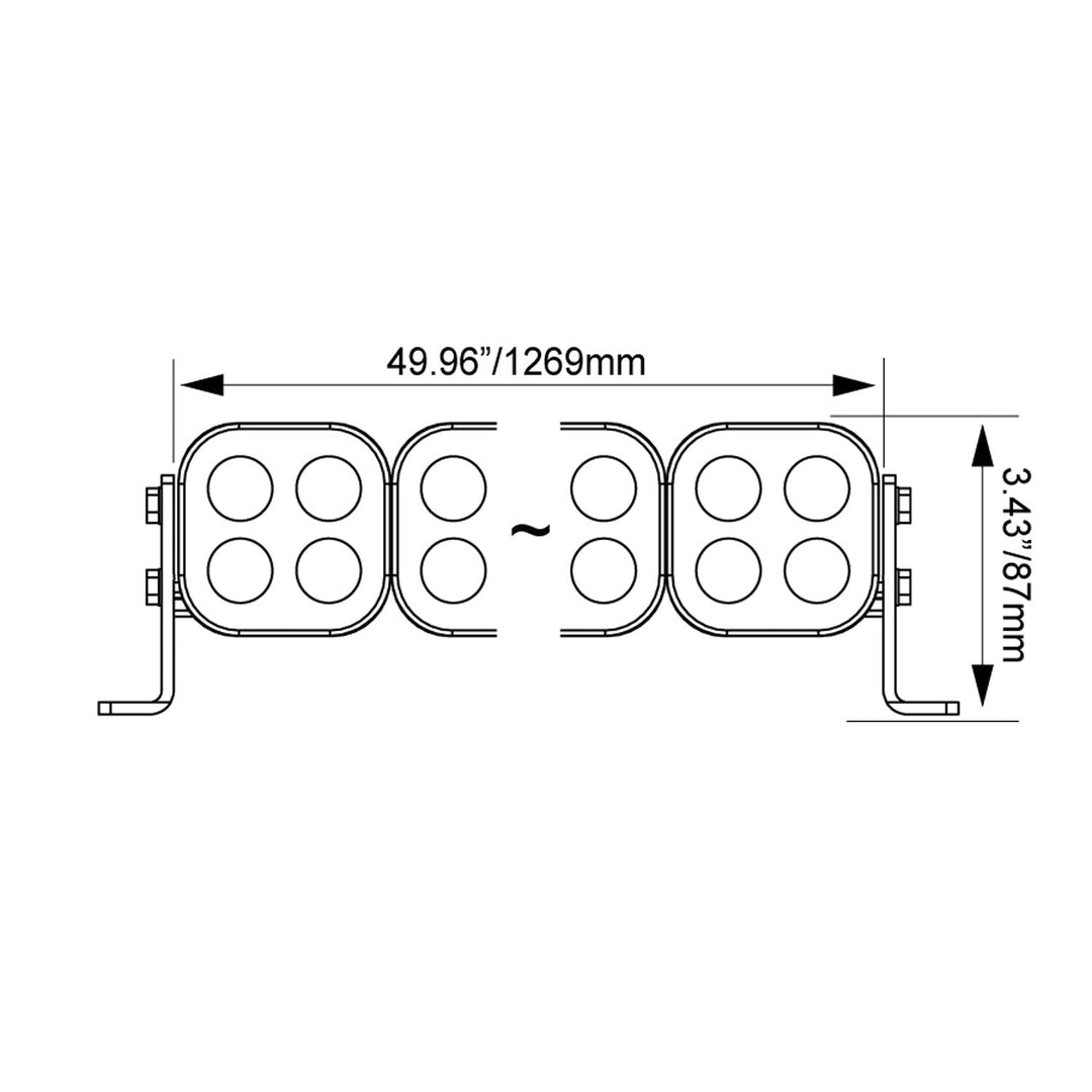 50" Unite Modular LED Light Bar - Preconfigured
