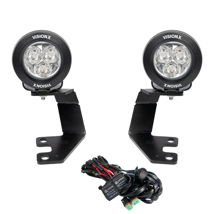 2010-2023 Toyota 4-Runner A-Pillar Mounts 3.7" CG2 Light Cannons