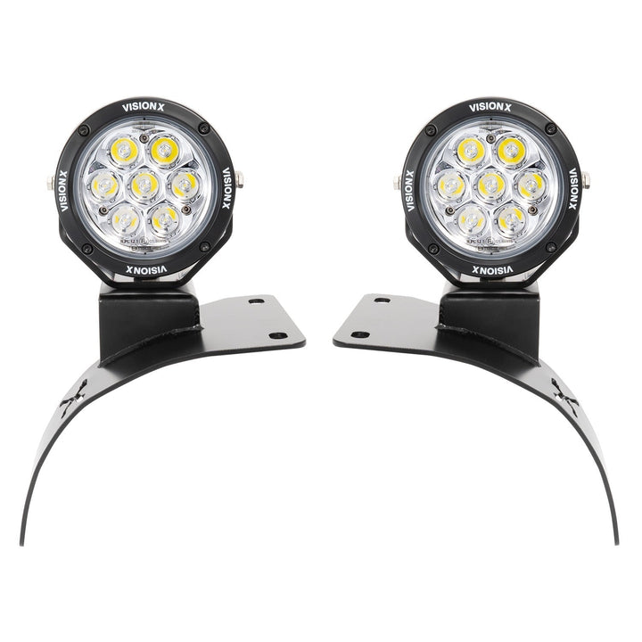 18+ Jeep JL / '20+ Jeep Gladiator Cowl Light Kit (With 4.7" CG2 Light Cannon)