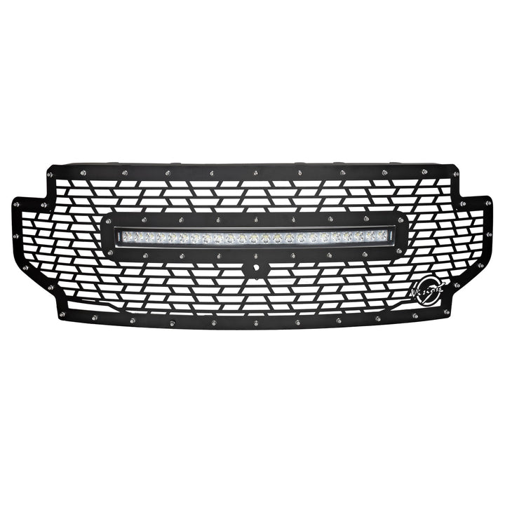 Calandre à barre lumineuse Ford Superduty 2020+ (avec barre lumineuse courbée XPL)