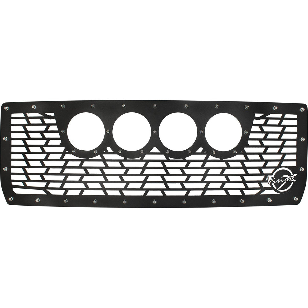 2014-2015 Chevy Silverado 1500 Cannon CG2 Grille with 4 CG2 4.5" Lights (2 Optic 2 Reflectors)