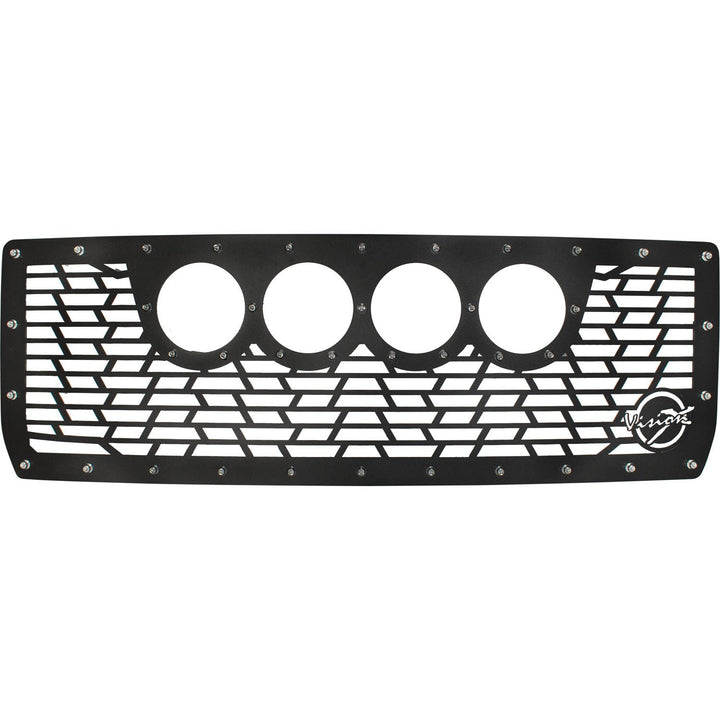 2014-2015 Chevy Silverado 1500 Cannon CG2 Grille with 4 CG2 4.5" Lights (2 Optic 2 Reflectors)