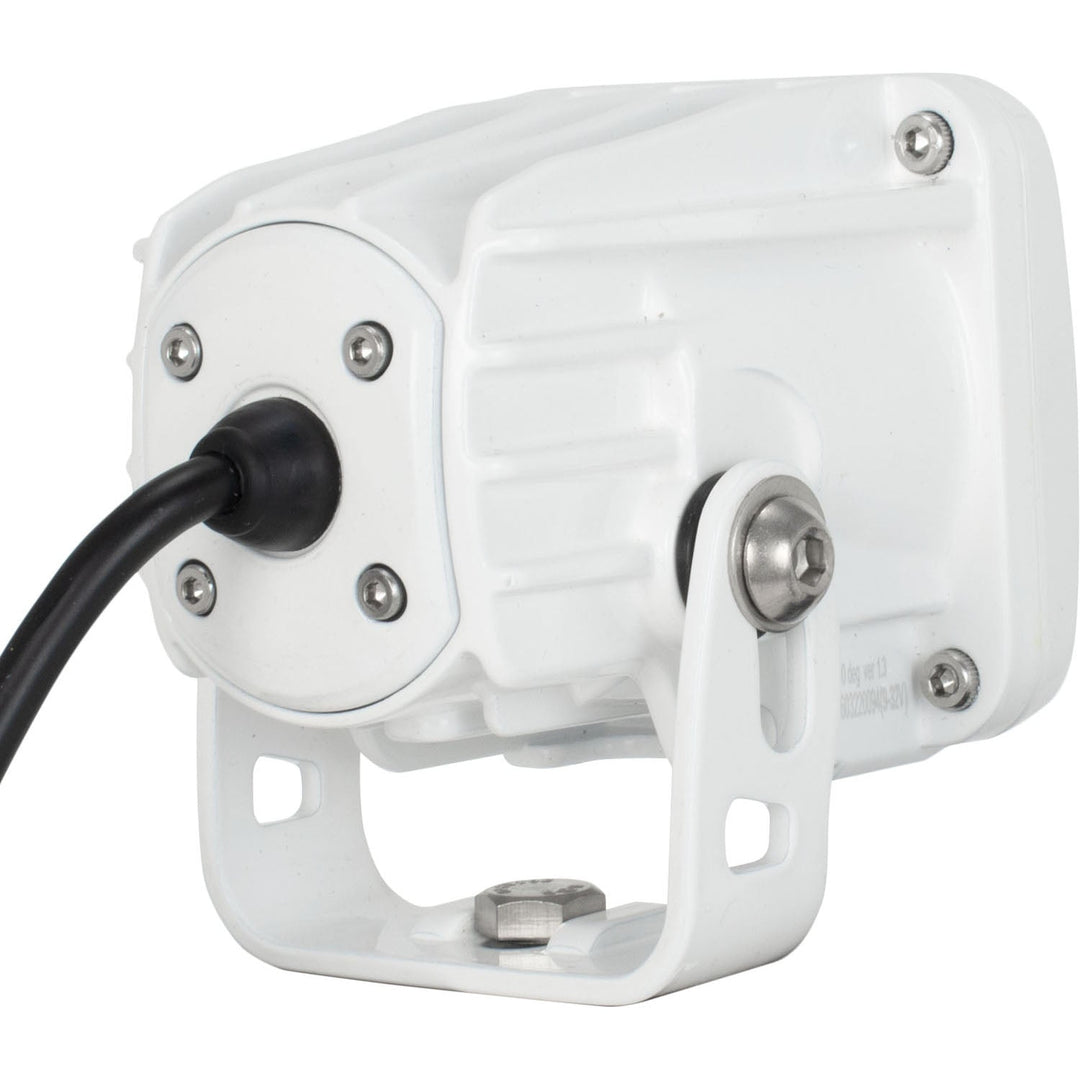 Feu LED carré blanc 10º Optimus 3"