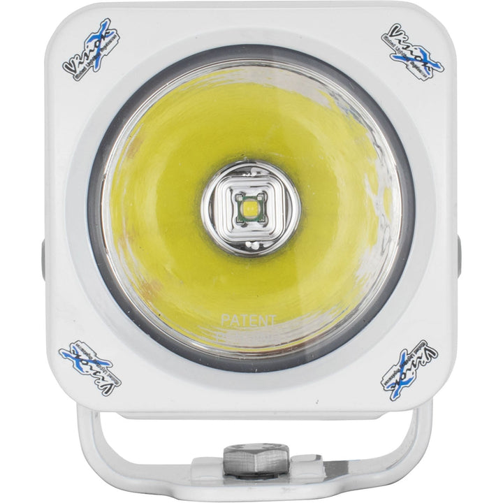 Feu LED carré blanc 10º Optimus 3"