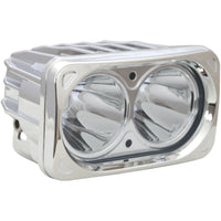 Kit de luces LED Optimus Chrome de doble haz de 10º de 6"