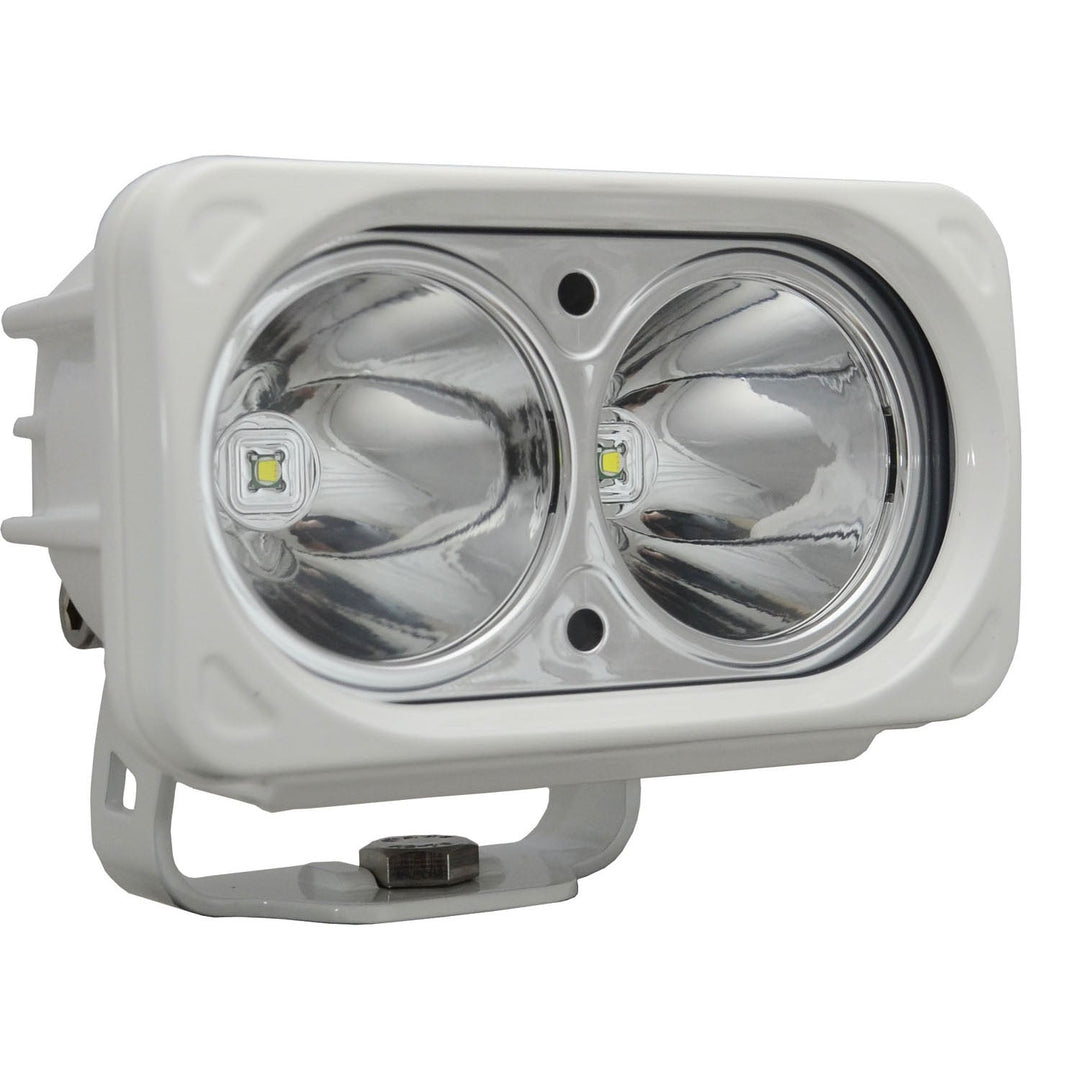 6″ White Optimus Dual 10° Beam LED Light