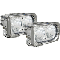 6″ Chrome Optimus Dual 20° Beam LED Light Kit