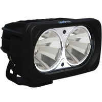 Luz LED de haz reflector doble de 60° Optimus negra de 6″