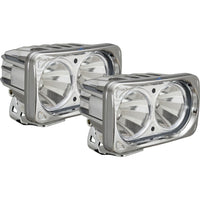 6″ Chrome Optimus Dual 60° Beam LED-lichtset