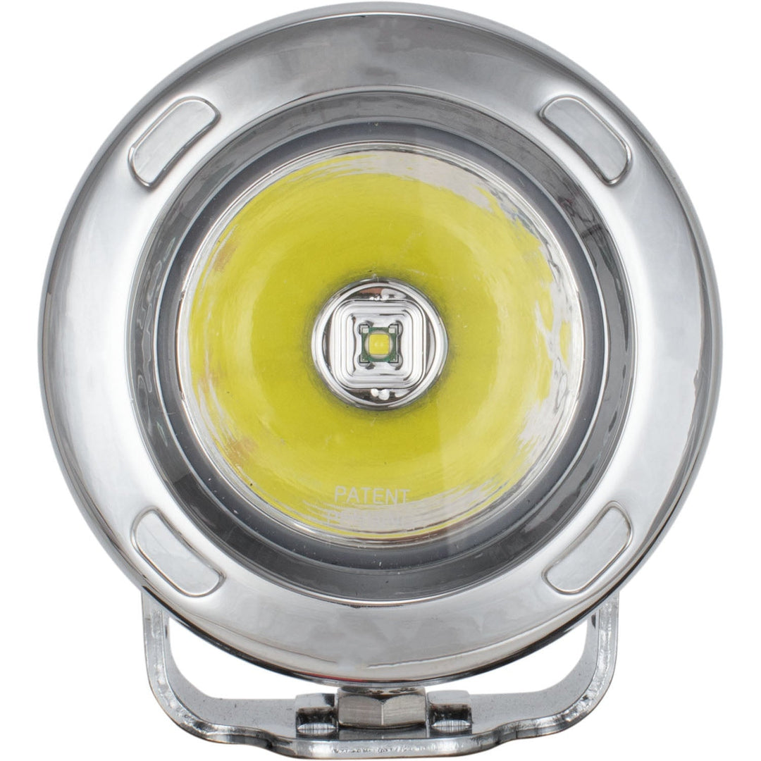 3,7" Chromfarbener Optimus Rundstrahl 10º LED-Licht