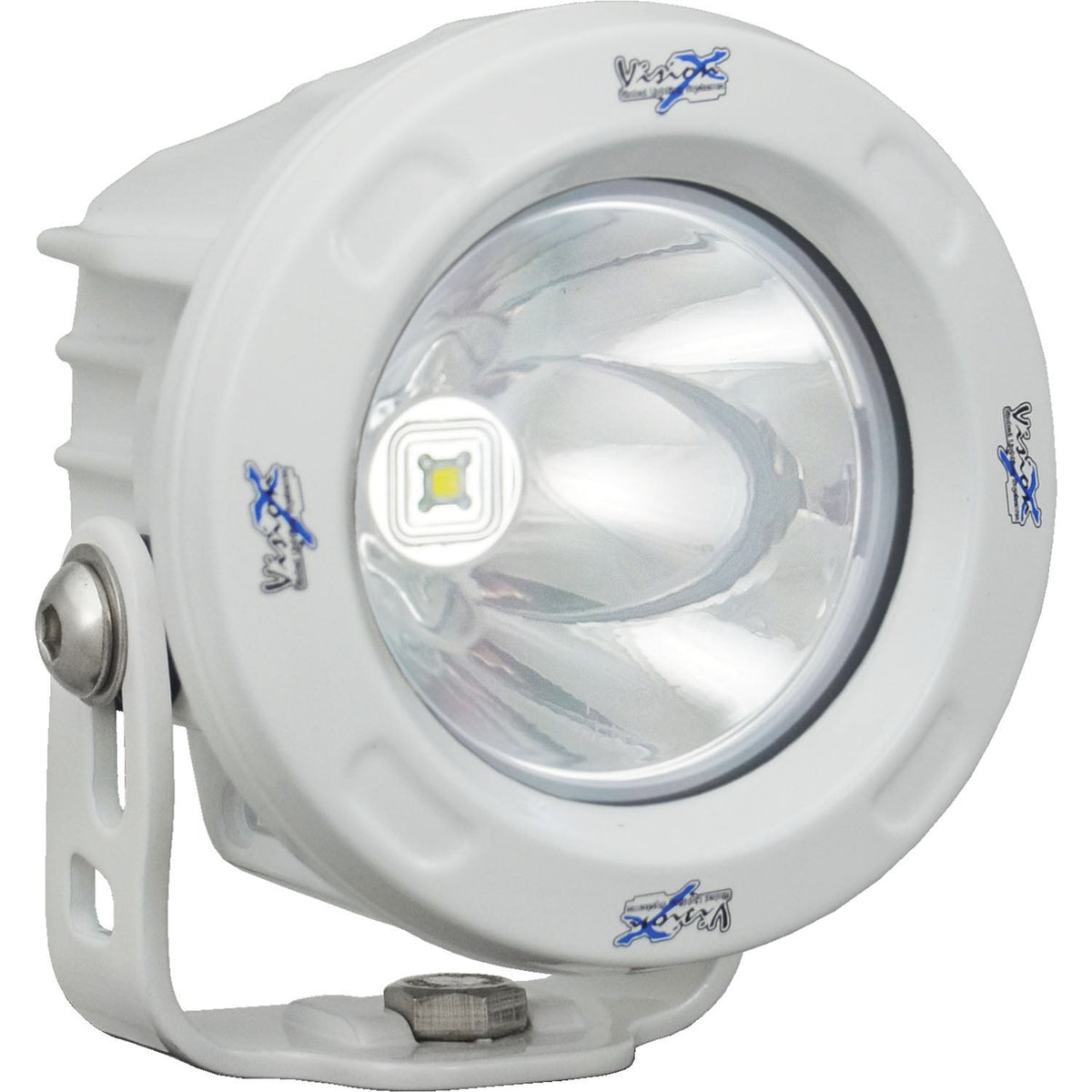 3,7" vit Optimus Round 10º Beam LED-ljussats