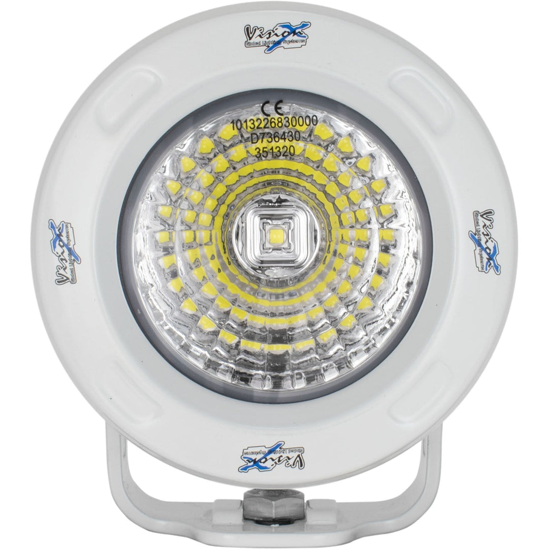 3,7" Weißes Optimus Rundes LED-Licht mit 20º Abstrahlwinkel