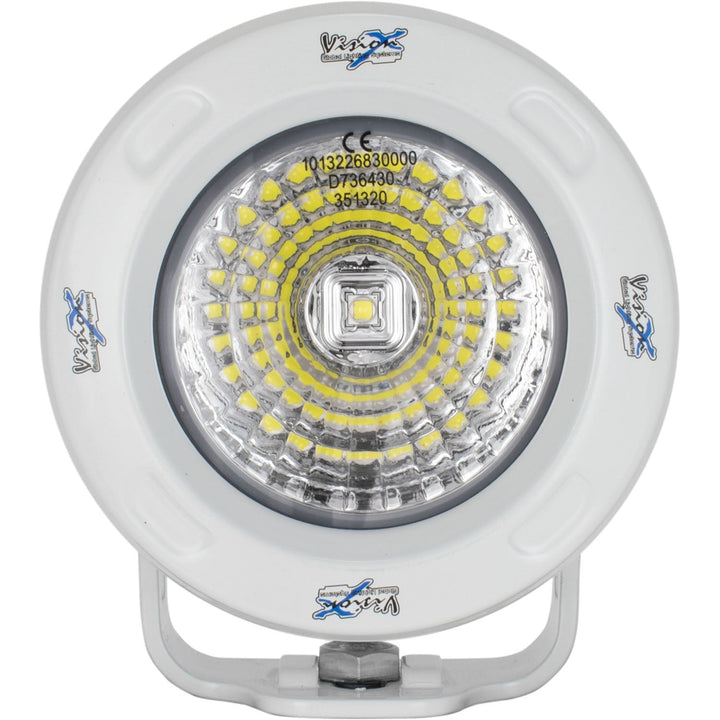 3,7" Weißes Optimus Rundes LED-Licht mit 20º Abstrahlwinkel