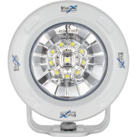 Luz LED redonda Optimus blanca de 3,7" con haz de 60º