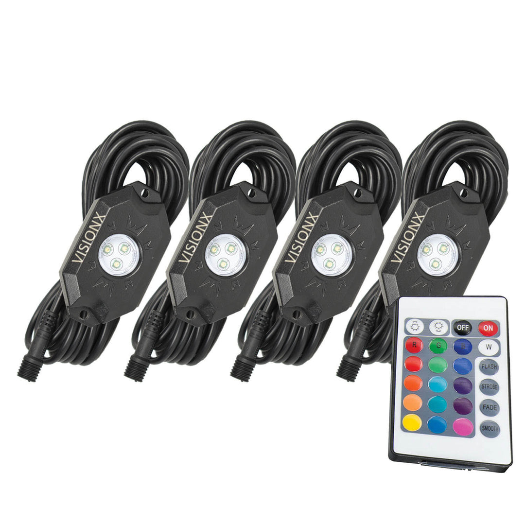 XP LED Felsenlicht 4 Pod Kit